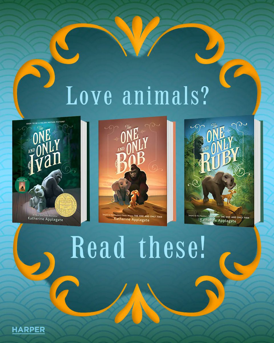 kaaauthor's tweet photo. Teachers and librarians! Are you reading IVAN, BOB, or RUBY in the classroom this year? 🦍🐕🐘

The @HarperStacks team has created some great resources you might want to check out — click through for discussion questions, extension activities, and more: https://t.co/CHgJCrGZXG https://t.co/8zkAixaTRm