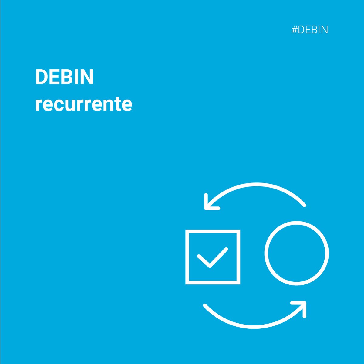 BancoCentral_AR's tweet photo. Desde el 1 de diciembre, si tu banco o tu proveedor de servicios de pago que ofrece cuentas de pago (PSPCP) recibe un #DEBIN recurrente de una empresa por 1ra vez, deberá exhibirte una leyenda para que confirmes si aceptás que periódicamente se realicen estos débitos en tu cuenta https://t.co/sxHewUctxb