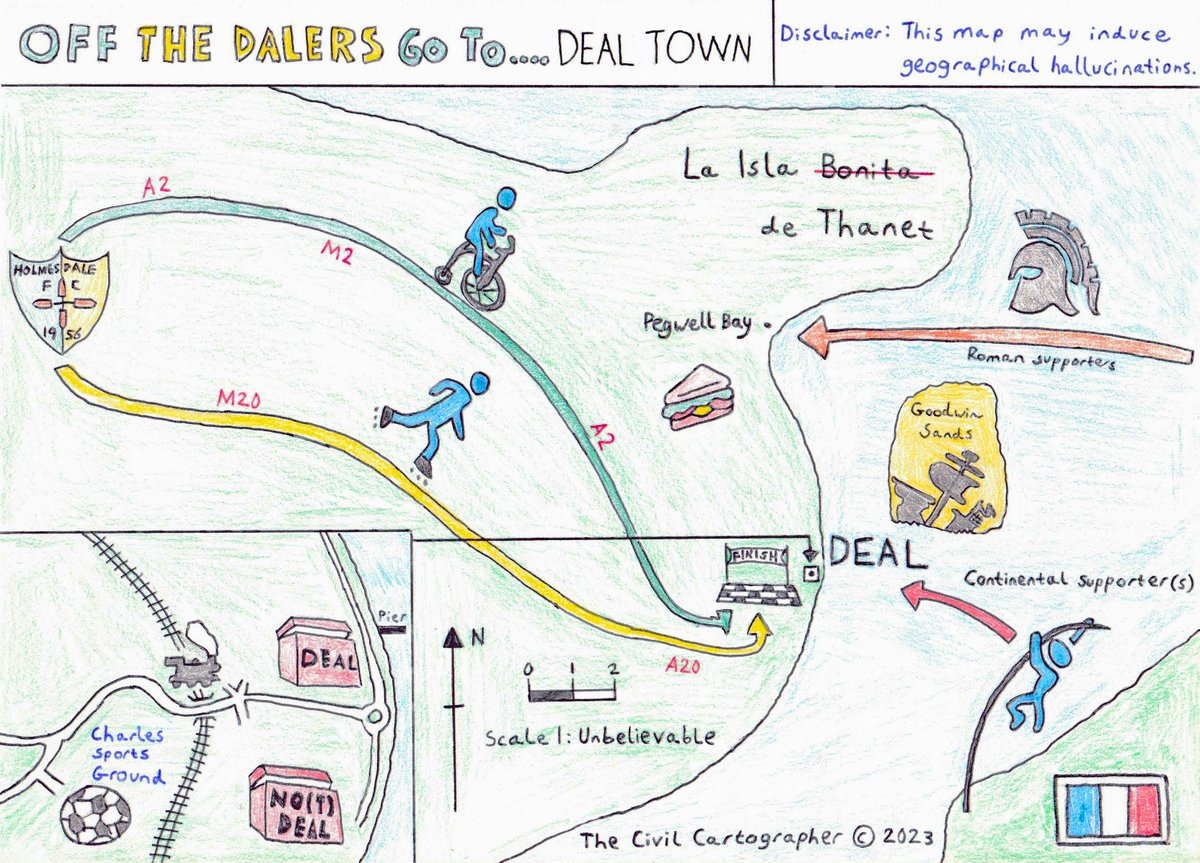 Morning Dalers,

Don't even think about setting off on the long journey to <a href="/DealTownFC/">Deal Town FC</a>  without your handy travel companion by your side!