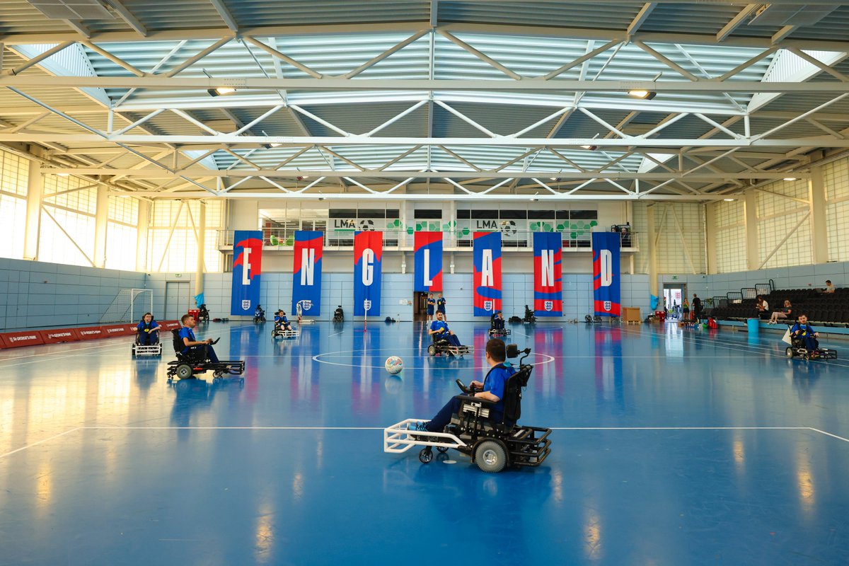 England's tweet photo. One month to go until the #FIPFAWorldCup2023! 👊

Our England Powerchair team were at St. George's Park earlier this week to complete their preparations for the tournament, which takes place in Sydney next month. https://t.co/j1iaS7ZQdj