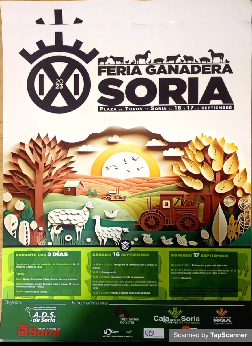 conabaoficial's tweet photo. El próximo fin de semana, 16 y 17 de septiembre podréis ver en Soria ganado de los caseríos Longa e Eizmendi de Gipuzkoa, que participaron recientemente en el concurso nacional de la raza, con gran éxito y tambien de David Cortes, de Zaragoza. https://t.co/pffXqjm861