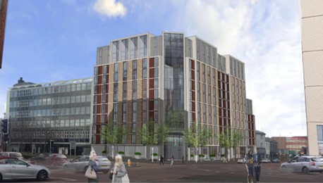JHTurkington's tweet photo. Contract award 🥳🏢
We are delighted to be back in the big city for another student accommodation project… just up the street from our multi-award winning 123 York Street block & adjacent to the new @UlsterUni #Belfast #studentaccommodation #students #newaccommodation #excited https://t.co/GI9Rv2OO9z