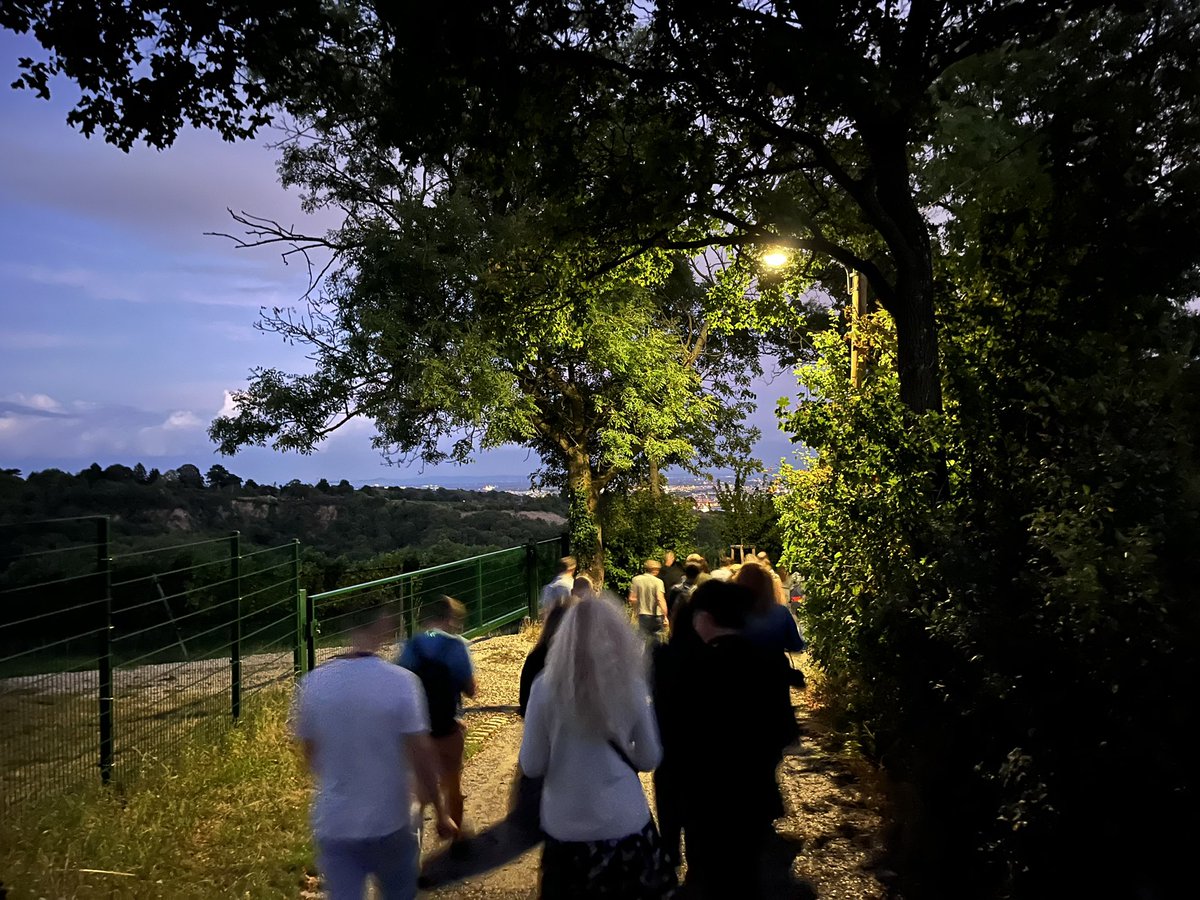 merpeltje's tweet image. Academics in the wild - #LDK2023 vineyard walk