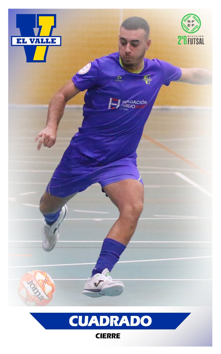 #FS 
🔵Plantilla de la Temporada 23/24🟡 
2ªB <a href="/FutSalRFEF/">Futsal RFEF</a> 🧵⬇️

©️ Comenzamos presentando a los capitanes del equipo:
10. Orzáez (<a href="/10_orzaez/">Orzáez</a>) - Ala/Pívot
13. R. Monroy (<a href="/RoberMonroy/">Roberto Monroy</a>) - Portero

Y a los inseparables:
7. Galende (<a href="/Galende7/">Alvaro Galende</a>) - Ala
2. Cuadrado (<a href="/aalvaritoo2/">Álvaro</a>) - Cierre