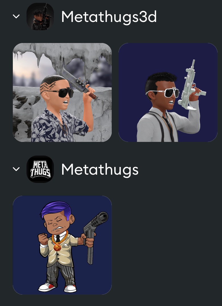 Just4CryptoNFT's tweet photo. My thugs!
@Metathugsnft  @metathugs #metathugs https://t.co/Jcsfkir9OX