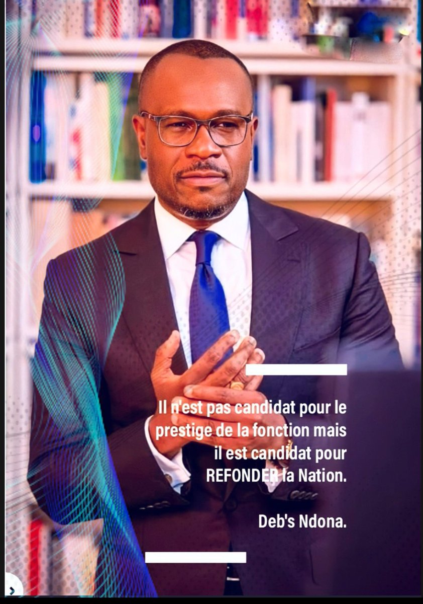 RKantanga's tweet photo. Il n'est pas candidat pour le prestige de la fonction présidentielle mais par contre il est candidat pour la refondation du Congo,
Il mérite notre soutien indéfectible https://t.co/mzvFpdNeW2