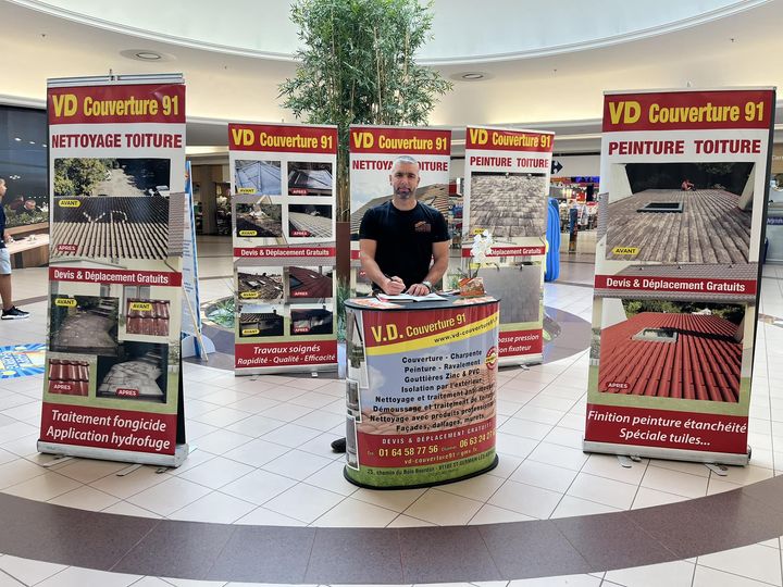 vdcouverture91's tweet image. Bonjour ! La Sté VD Couverture91 vous  attend à à la foire d&apos; #arpajon 91 du 15 au 17 septembre 2023 C est la rentrée ! Profitez de nos devis gratuits : toiture  gouttières , ravalement 📷 pensez y avant l automne !   #ArtisanCouvreur #COUVREUR91 @vdcouverture91  #foireArpajon91