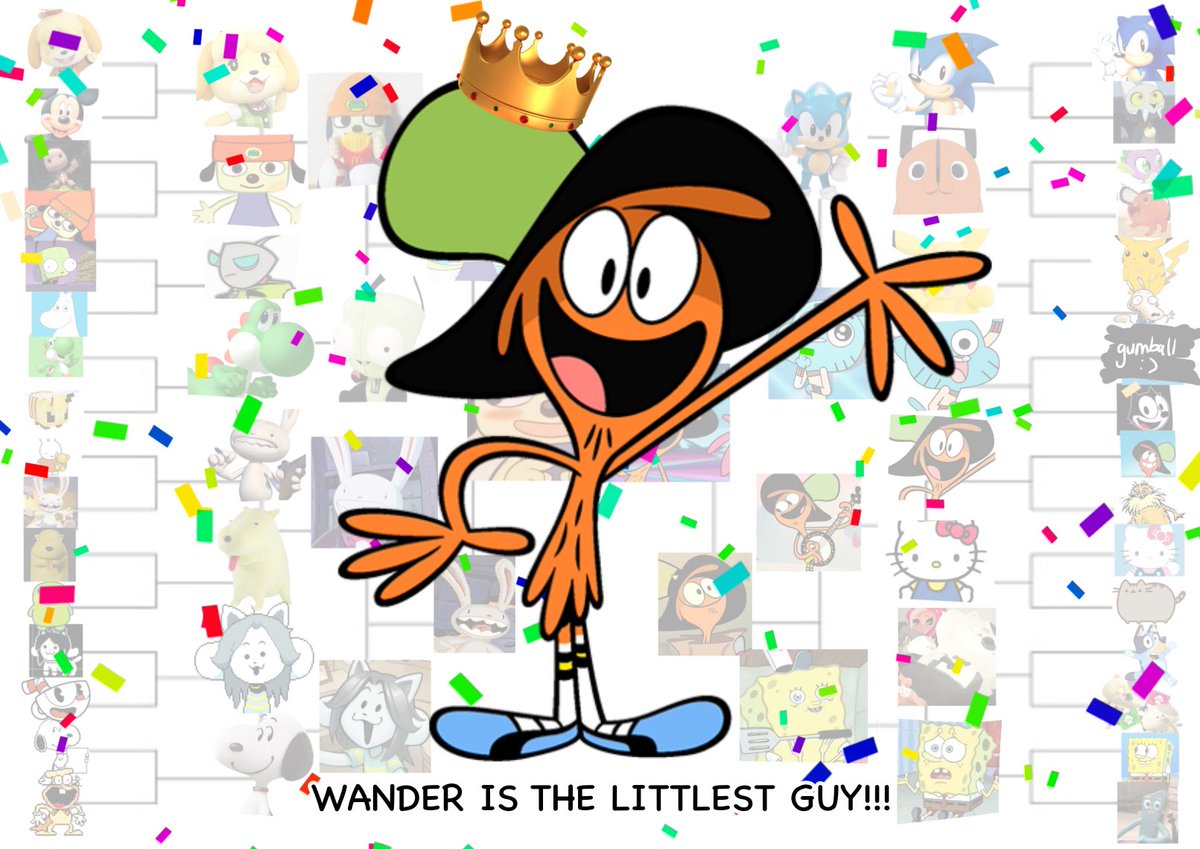 _faceache's tweet image. and with that, the little guy tournament is over… wander has been crowned the LITTLEST guy!!!