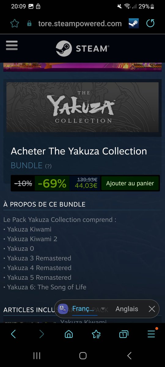 rgg_studiofr's tweet photo. C'est l'heure des promos Yakuza de ce mois-ci !

Retrouvez des promos sur les jeux de la série Yakuza et Judgment sur le PS Store, Microsoft Store et Steam ! 💰

En plus pour Steam, le gros bundle The Yakuza Collection est de retour pour moins de 45€ ! 

Foncez ! 🔥 https://t.co/kfMFMvqzjS
