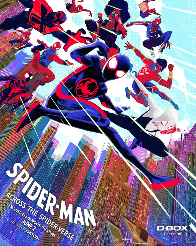 PosterPosse's tweet photo. Here's a #ThrowbackThursday showing some official art we created for @SonyPictures "Spide-Man Across The Spider-Verse." Art by @AdStothard @ashrafomar__  @samuelho  #alternativemovieposters #posterposse #SpiderMan https://t.co/lsAMCwCMTQ