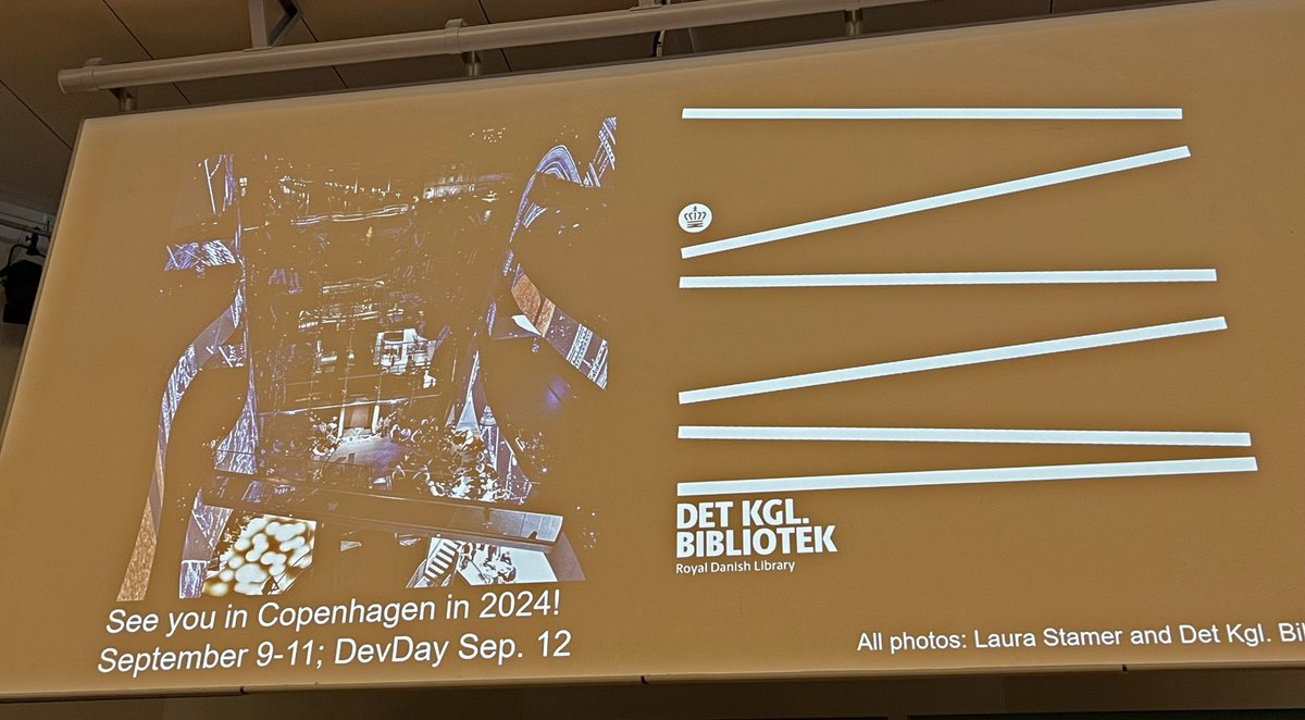 ExLibrisGroup's tweet photo. It was excellent, fun, enriching, innovative, inspiring, and, above all, filled with outstanding ideas!

See you all next year❤️
#IGeLU 2024, Copenhagen, September 9-11, 2024🙏

#ExLibris #IGeLU2024 https://t.co/VyYtn8KbhV