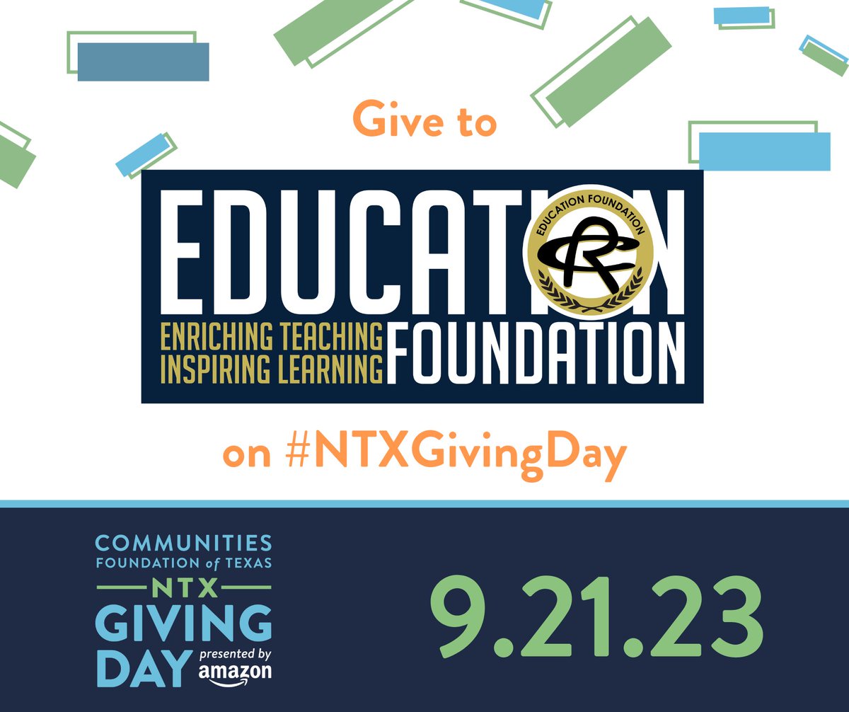 North Texas Giving Day! This day gives us a chance to introduce our organization to a new audience and raise funds to fuel our mission. Your donation on  brings us one step closer to reaching our overall goal for the year! #NTxGivingDay Giving Open Now!
northtexasgivingday.org/donate/RCISDEF