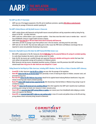 commit2seniors's tweet photo. 🚨ATTENTION @GOPoversight 🚨
Here’s everything you need to know about why @AARP backed the IRA that FAILED seniors and who the real winners of the bill are (hint: Democrats and big health insurers). @AARPadvocates for who? @RepLisaMcClain @kerpen  https://t.co/Dk4gPO7Hio https://t.co/BQDK7WZaF7