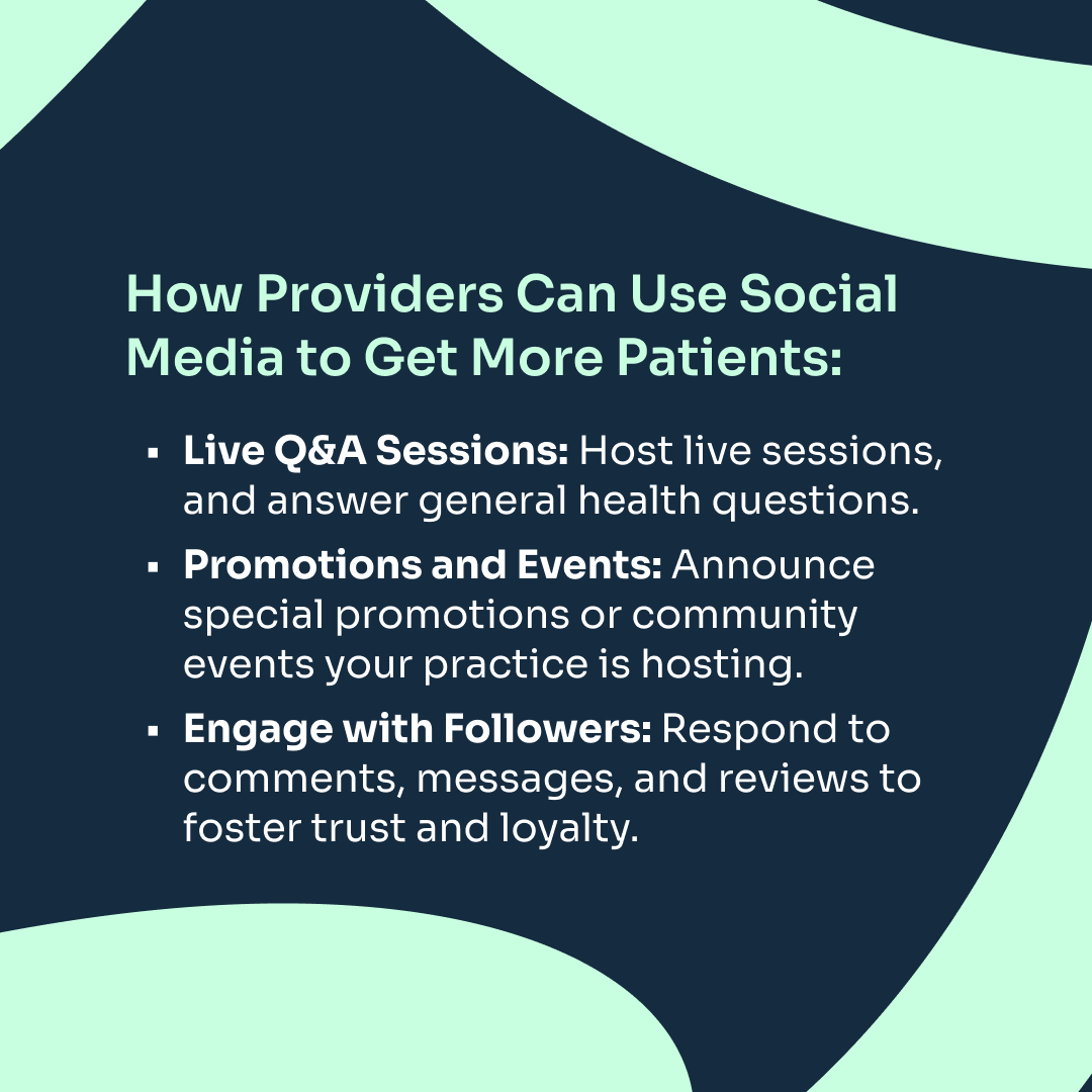 LevoHealth's tweet photo. Healthcare providers can use #SocialMedia to connect, educate and engage with potential patients. Swipe to discover some meaningful ways you can make a difference in your #SocialMediaMarketing strategy. https://t.co/MUfpdTk8gG
