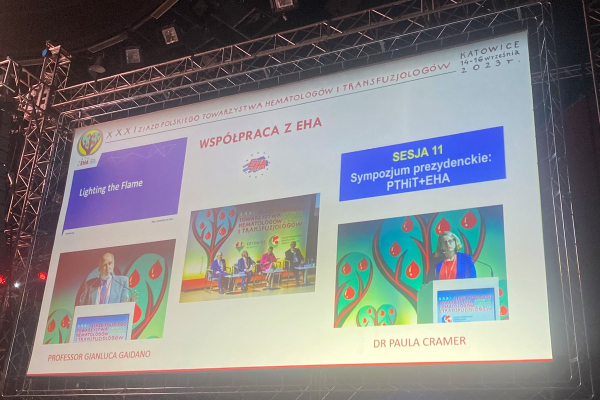 PaulaCramer20's tweet photo. A huge thanks to @EHA and #PTHIT for the invitation to #Katovice to speak at the presidential session about past and present #GCLLSG studies and future collaborations, including #CLL18. Very much looking forward to this! @HallekMichael https://t.co/5jo9oKp2Rx