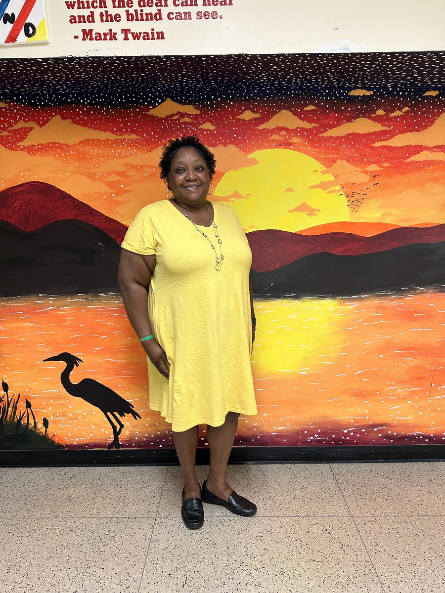 Our O’mazing staff in yellow to show support of mental health awareness! And Ms. Ross too!