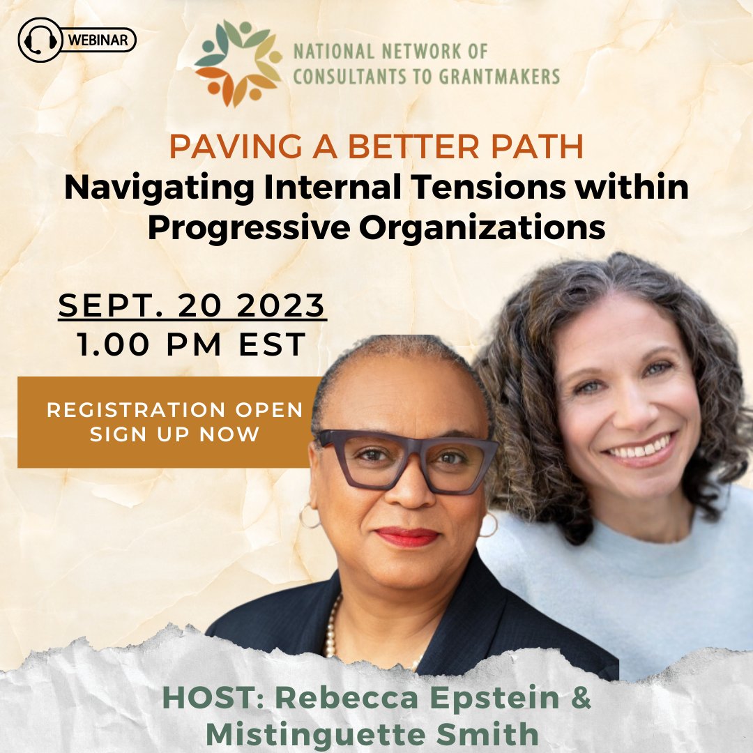 NNCGConsultants's tweet photo. Our September webinar is coming up next week. Register now and save a spot for yourself and a friend to learn about steering a clear path for your philanthropic efforts. Speaker @Rebecca Epstein and Mistinguette Smith : https://t.co/oRRhwXbmM0 #NNCGisWE #NNCG #philanthropy https://t.co/uasVoONpjX