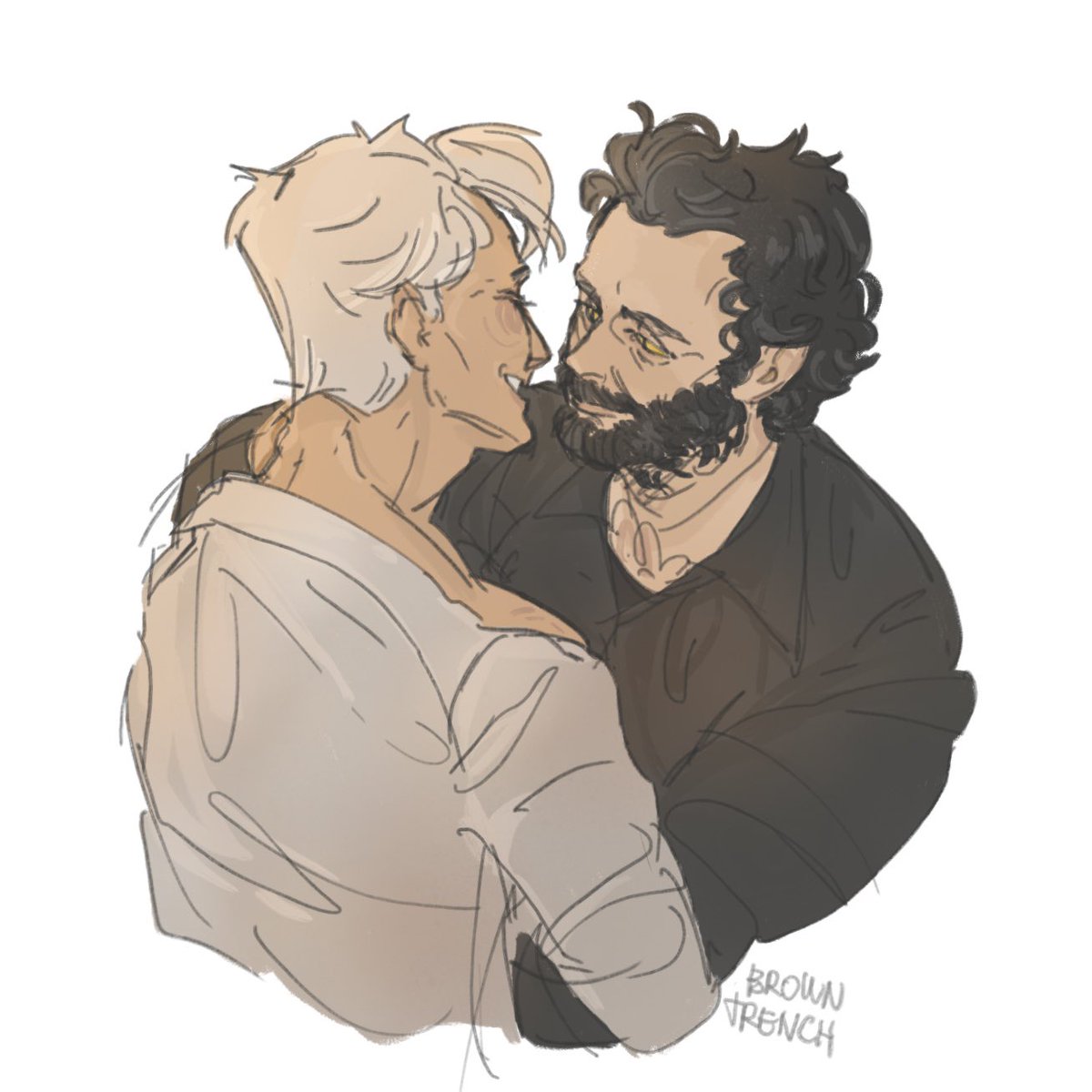 bntrench_art's tweet photo. #GoodOmens #GoodOmensFanArt #aziracrow https://t.co/7c3fgieC1z