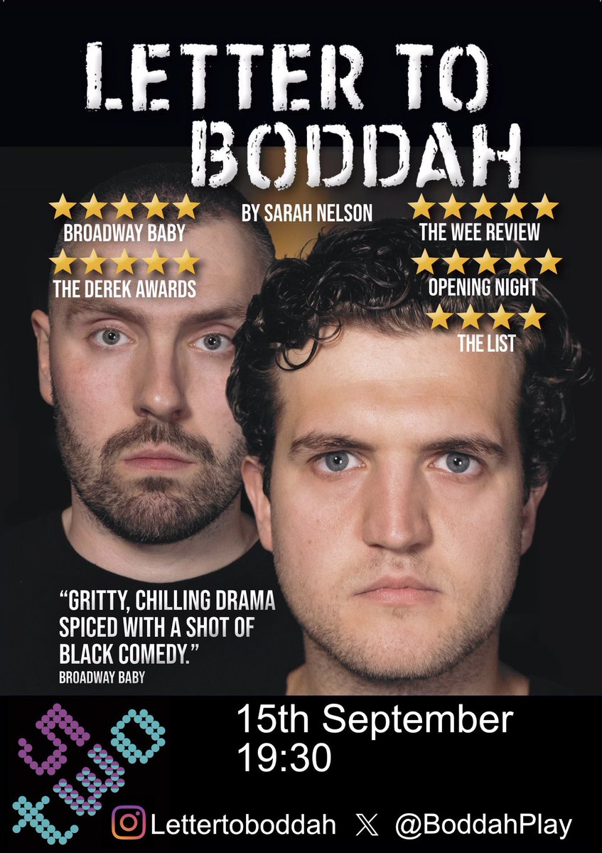 We’re just 24 hours away from showtime!

Get your weekend started with a bang with our explosive dark comedy. 

Online tickets are £6 (excl booking fees) - eventbrite.co.uk/e/715224203847…

We will be selling tickets on the door via a QR code and cash.

Where: <a href="/53two/">53two</a> 
When: TOMORROW 19:30