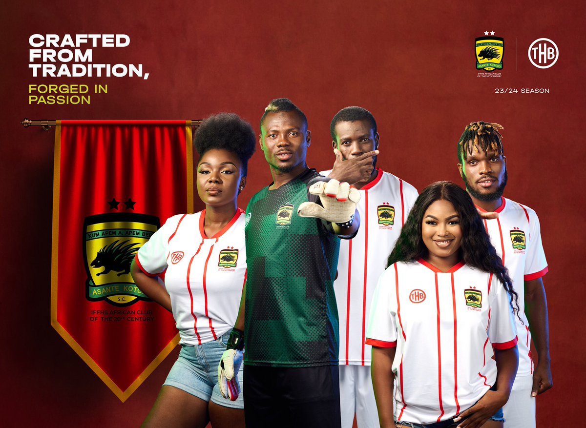Asante Kotoko SC - 2X CAF CL Winners🥇 (@asantekotoko_sc) on Twitter photo Fierce and fearless, we are the Porcupine Warriors for a reason.
Clad in a regalia with distinct stripes and colour.
By <a href="/thehopebrand_/">THE HOPE BRAND(THB)</a>
#craftedfromtradition
#forgedinpassion Fierce and fearless, we are the Porcupine Warriors for a reason.
Clad in a regalia with distinct stripes and colour.
By <a href="/thehopebrand_/">THE HOPE BRAND(THB)</a>
#craftedfromtradition
#forgedinpassion