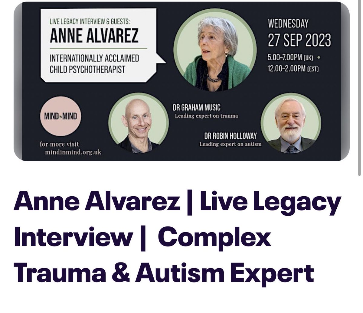 Cannot wait to see Anne Alvarez in interview 😍 @MINDinMIND_iv @grahammusic1 #AnneAlvarez