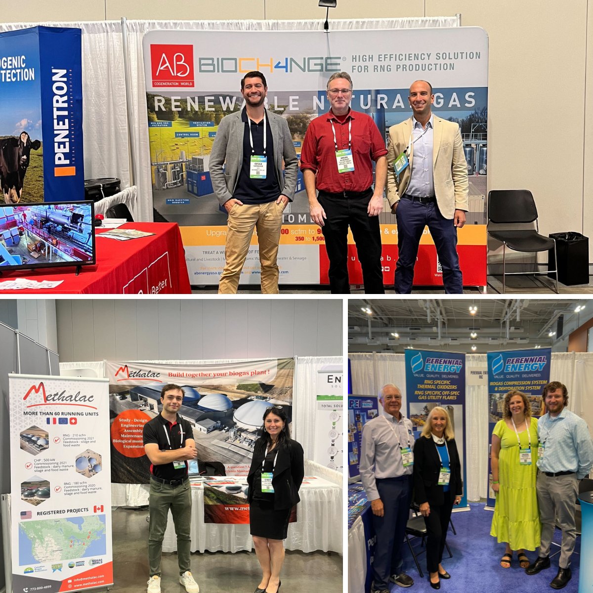 BiogasWorld_'s tweet photo. #RNGEvent | We were happy to meet @GruppoAB, @Methalac_69, #PerennilaEnergy, @SysadvanceSa, @QEDenv and #Econward at the second day of #RNGWorks.
Thank you to @CoalitionForRNG for organizing this event! https://t.co/mMdxlYF4kS