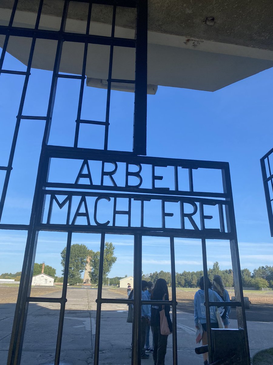 NWSGHistory's tweet photo. A jam packed day 2 visiting the Sachsenhausen Memorial, the Topography of Terror, Checkpoint Charlie and the East Side Gallery #WeAreNewstead https://t.co/BgzB4AaIL0