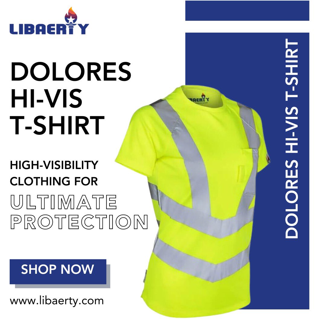 Glowing Through the Grind: Neon Hi-Vis T-shirt for Blue Collar Grit

SHOP NOW libaerty.com/product/dolore… 

#LIBAERTY #WomensWorkwear #WorkwearForWomens #workwears #workwearfashion #ansicompliant #fluorescent #fluorescentjacket #fluorescentcoat #hivisjacket #hiviscoat #hivisclothing