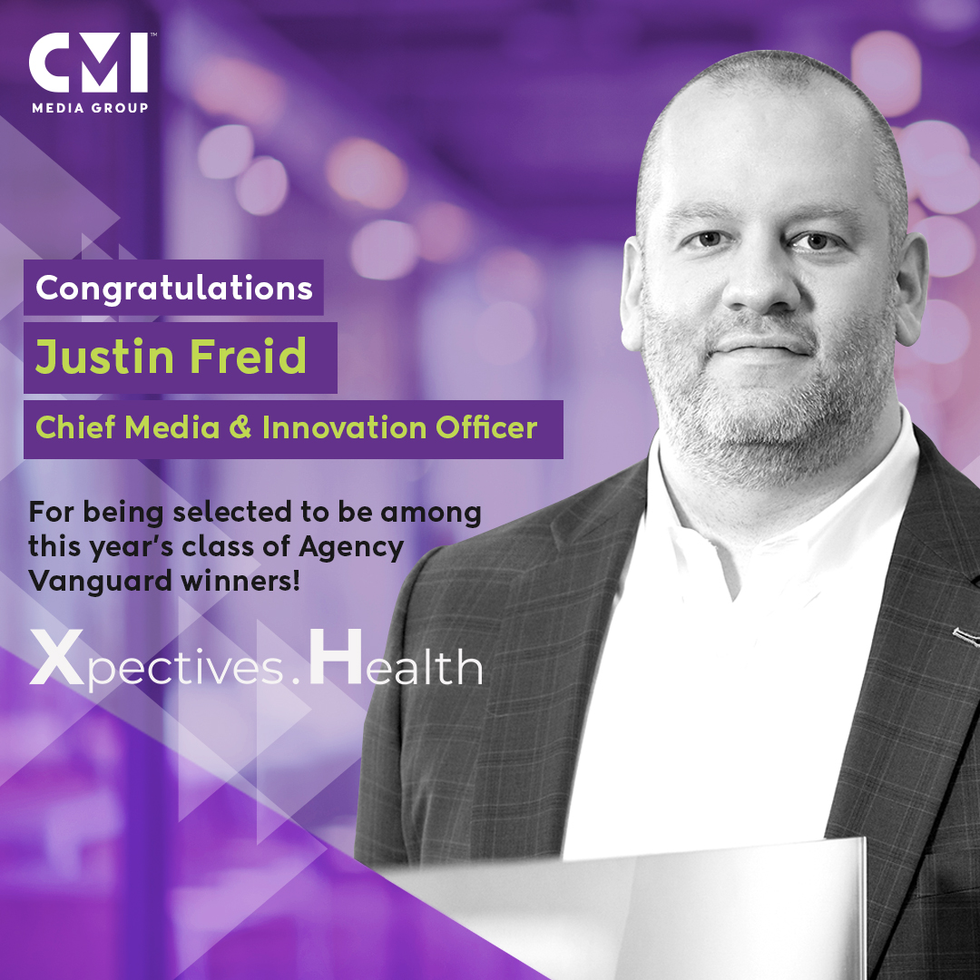 Justin Freid, Chief Media &amp; Innovation Officer, was selected to be among this year’s class of Xpectives.Health’s Agency Vanguard winners. This award recognizes standout agency team members in healthcare marketing. Congratulations Justin! xpectives.health/agency-vanguar…