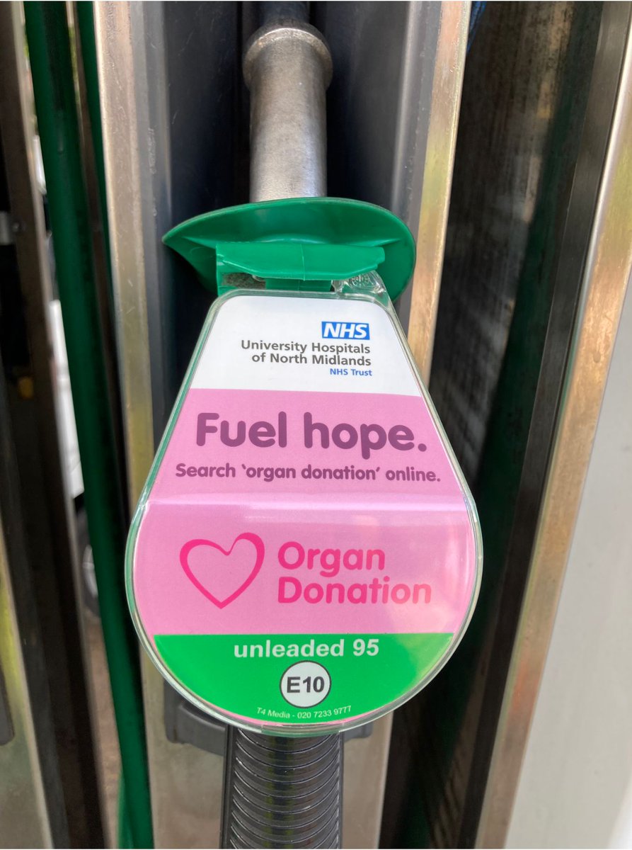 royalstokeOTDT's tweet photo. #OrganDonationWeek is fast approaching!
We've been working hard behind the scenes, after their success last year, we've bought them back and the first of our campaigns have hit local fuel stations across Stoke on Trent!
@MidlandsOrgan @NHSBT @UHNM_NHS
#fuelhope #OrganDonation https://t.co/CALklMpyiV