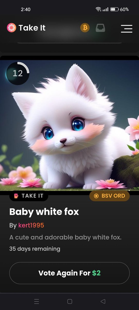 Help me reach 50 votes to join the main stage. I need more votes 🔥🔥 thank you

takeitnft.com/voting