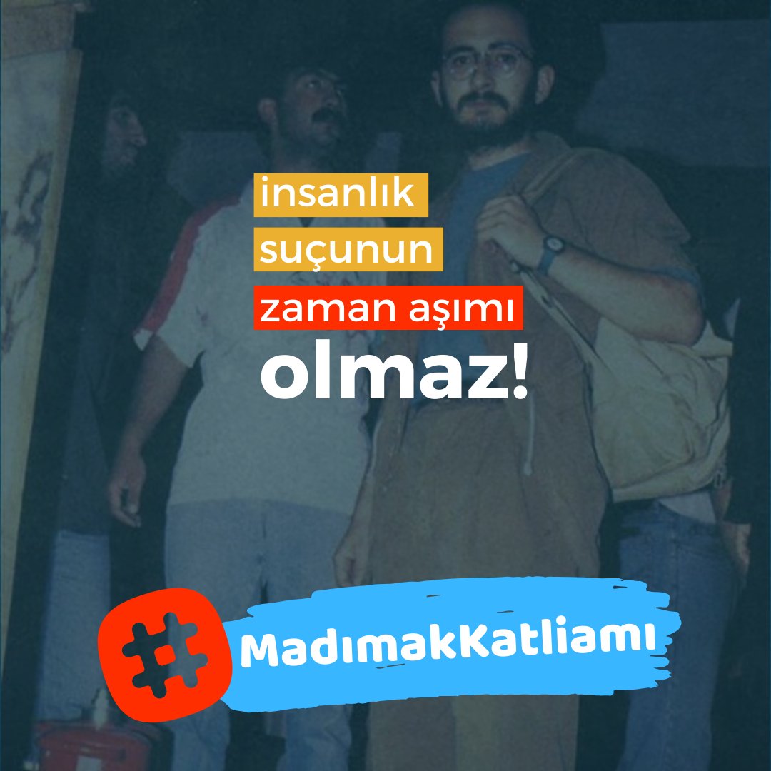 MuratSenyurt7's tweet photo. İnsanlık suçlarında zaman aşımı olmaz!

#MadımakKatliamı https://t.co/fctdiUbrfr
