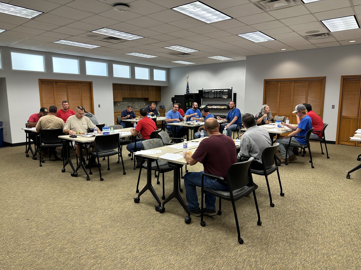 NorthColonieCSD's tweet photo. Our maintenance and facilities staff does SO MUCH to keep our district in tip-top shape!  Today this crew of hard workers went through training and then had lunch as part of staff appreciation.  Thank you all for your dedication to the district! #hardwork #maintainingexcellence https://t.co/mcBXfk9OVi