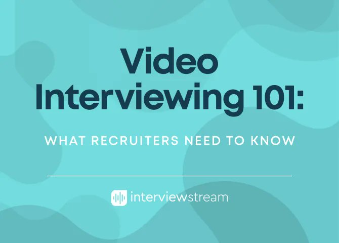 interviewstrea1's tweet photo. Why is video interviewing better than phone screens? We explain in our guide to video interviewing (for recruiters). Tips and tricks of the trade from the original video interviewing platform. #videointerviews #videointerview #onewayvideointerviewing
https://t.co/v5E6aEMp48 https://t.co/f8r0LjolVP