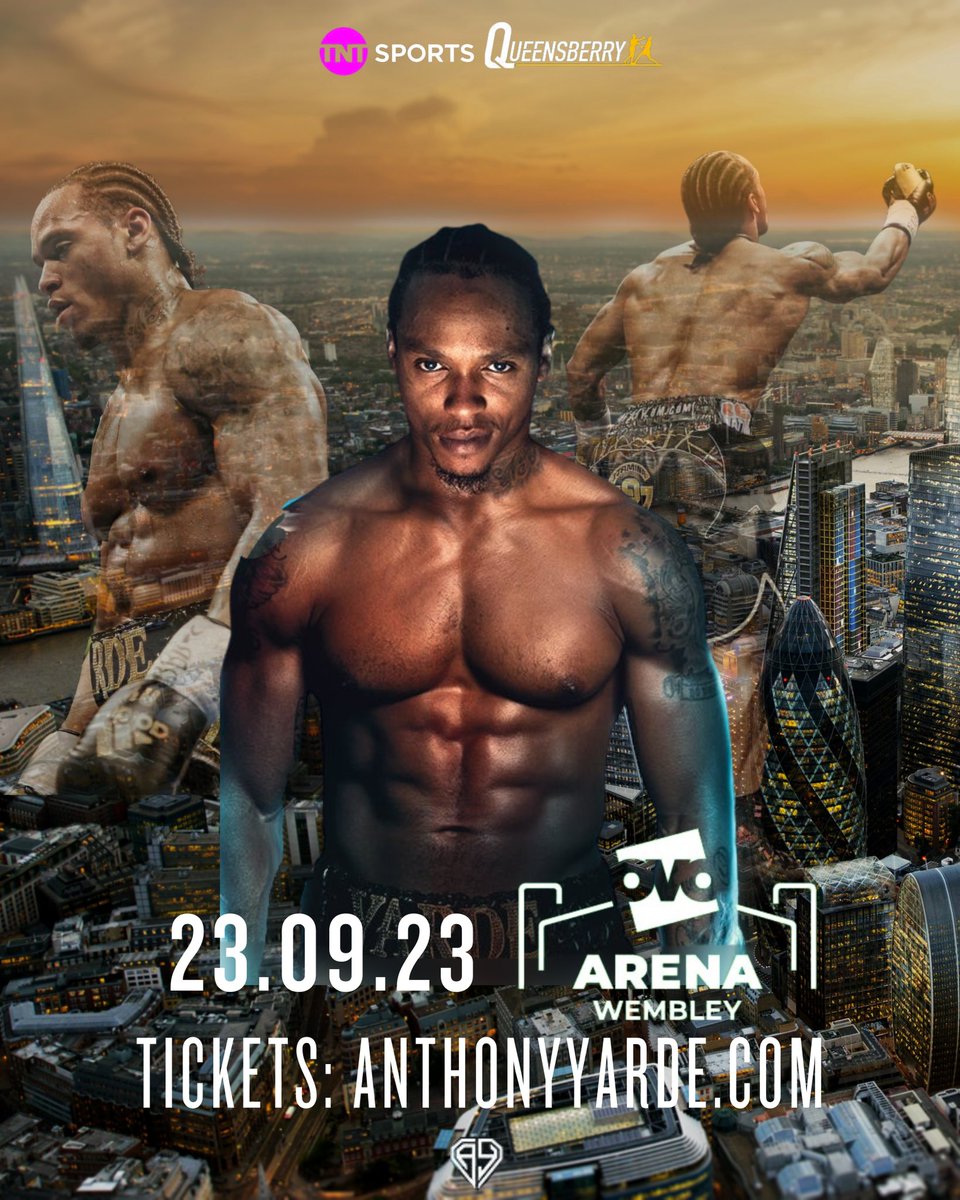 AnthonyYarde.com for tickets 🥊💥