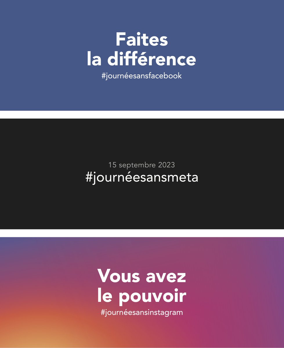 FPJQ's tweet image. Dans le cadre de la #journéesansmeta, la population de partout au pays est invitée à s’abonner à un média ou à une infolettre d'un média local en plus de s'abstenir d'utiliser ou de consulter Facebook et Instagram pendant 24 heures, ce soir, dès minuit. 👇
fpjq.org/fr/nouvelles/l…