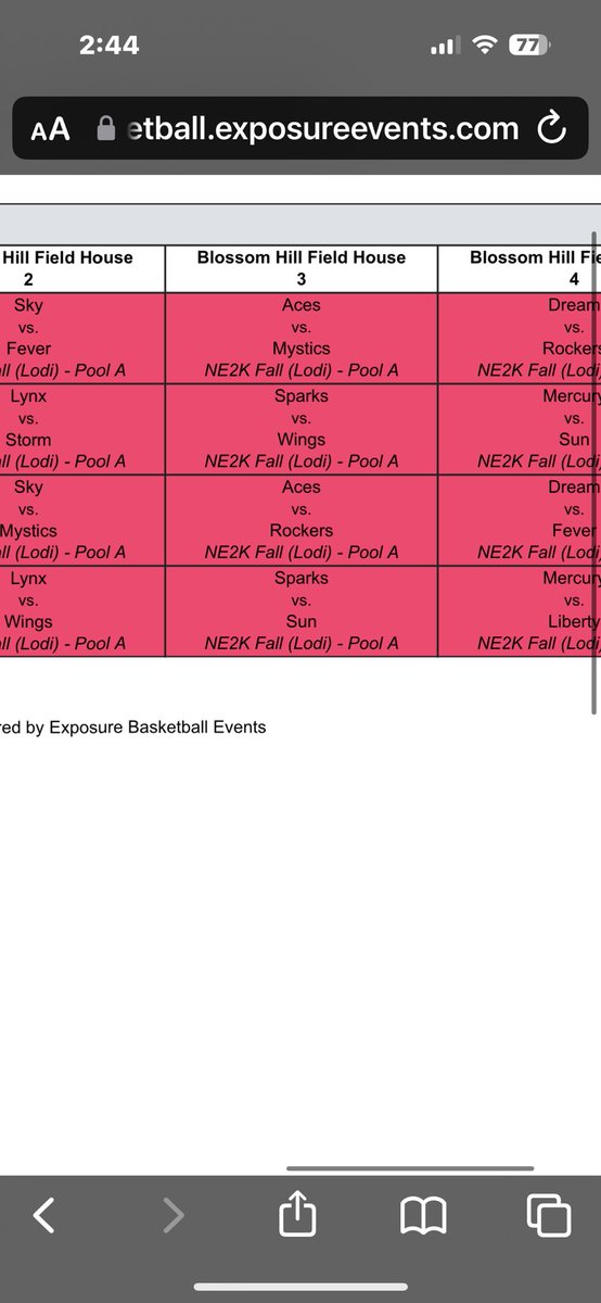 I will be playing in the @NE2KHoops Girls Fall Individual Showcase this Sunday 9/17 on Sparks team; games at 1:00 pm and 3:00 pm on Court 3 at the Blossom Field House. @ScholarAthletic @HOFHuddle_Rich @WHSLadyDemonBB