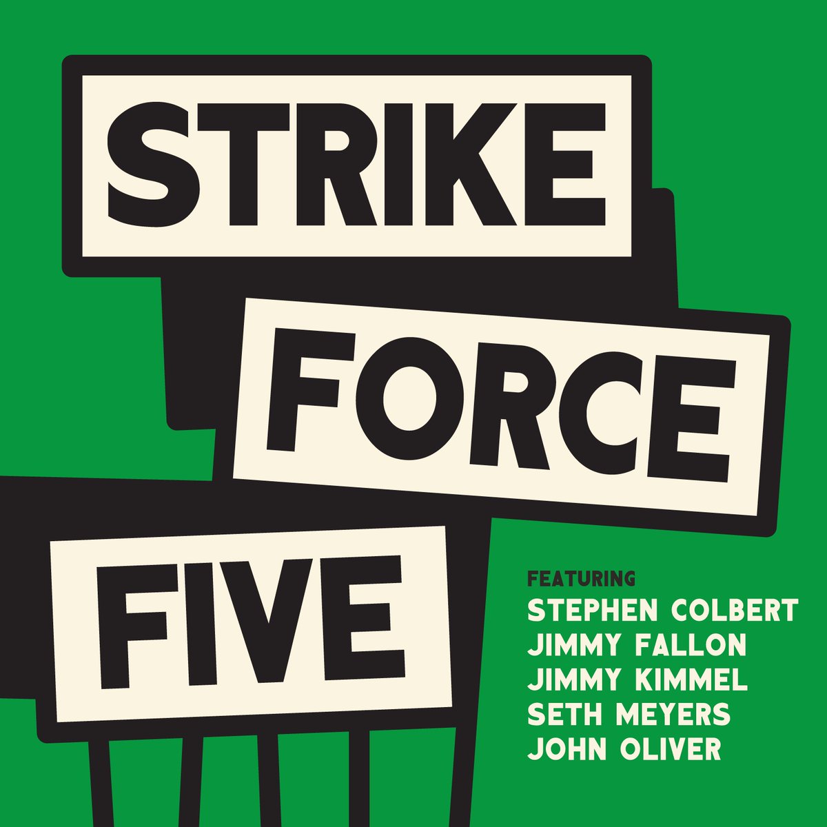 StrikeForceFive's tweet photo. A new #StrikeForceFive drops tonight at 9PM PT! 

⬇️ Catch up now ⬇️

EP 4: https://t.co/LePqYjkbLg
EP 3: https://t.co/HMUCSs6j0j
EP 2: https://t.co/chl5Ao5Ntc
EP 1: https://t.co/CNld4fjR5R

@StephenAtHome @JimmyFallon @JimmyKimmel @SethMeyers @IamJohnOliver @SpotifyPodcasts https://t.co/e50t1k4Ydb