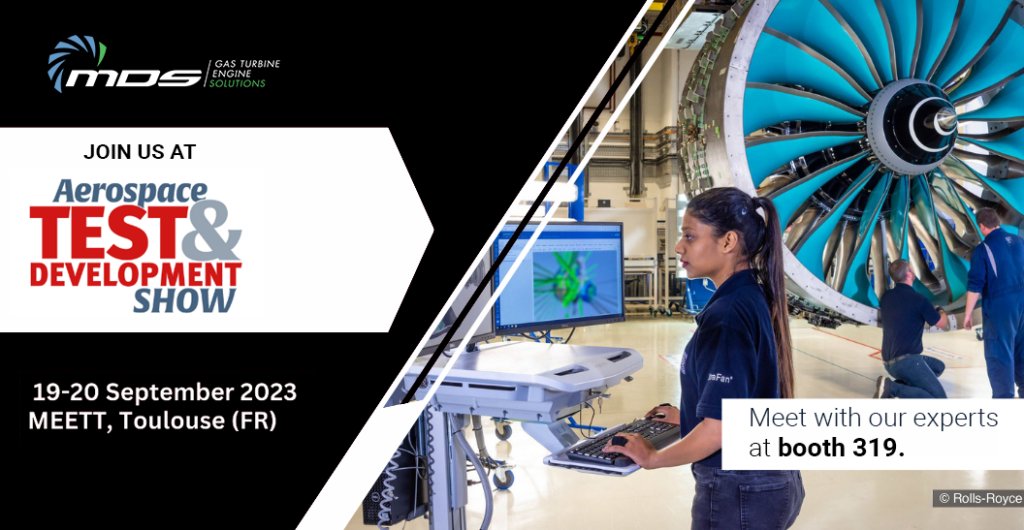 MDS_Global's tweet photo. It's just five days until the Aerospace Test &amp; Development Show kicks off in Toulouse, France! Be sure to visit our booth and catch our experts' presentations on how MDS is shaping the future of aerospace testing.

For more info: https://t.co/vtLo44vR8G

#ATDShow2023 https://t.co/EPyIWO6fMj