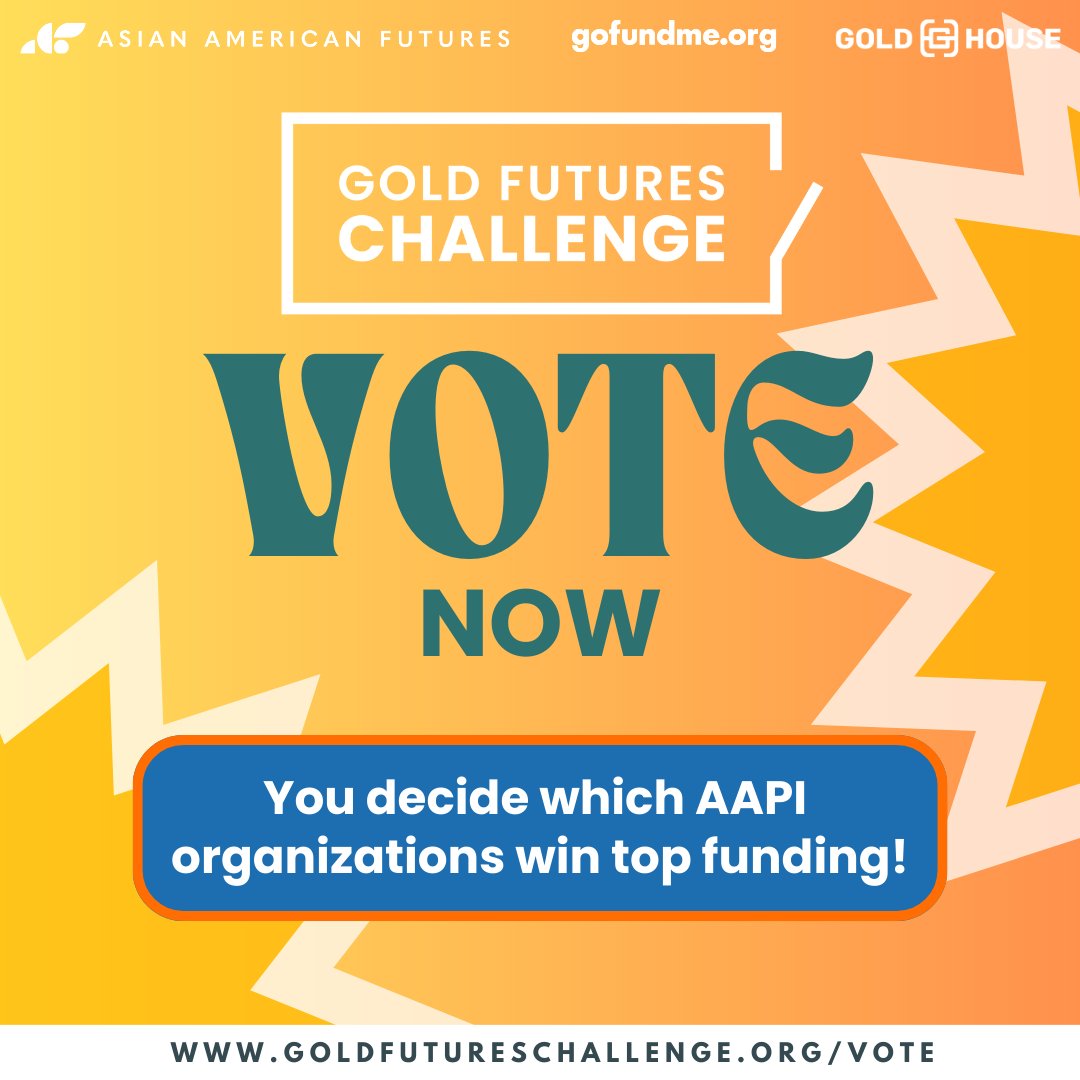 From creative #activism to youth #empowerment in refugee communities, the 2023 #GoldFuturesChallenge finalists embody solidarity, justice, and equity from coast to coast.

Vote for your top three orgs at goldfutureschallenge.org/vote. Voting closes 9/26!
