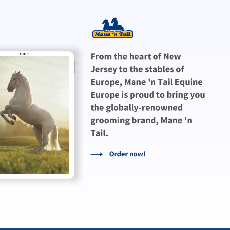 ManeNTail_EU's tweet photo. 🌍 We are your premier destination for top-quality equine grooming products!

This unique formula not only cleanses and conditions but also promotes health, strength, and shine in your horse's mane and tail.

#ManenTail #EquineGrooming #HorseLovers #HealthyHorses #ShineTogether https://t.co/04IYpvEg4O
