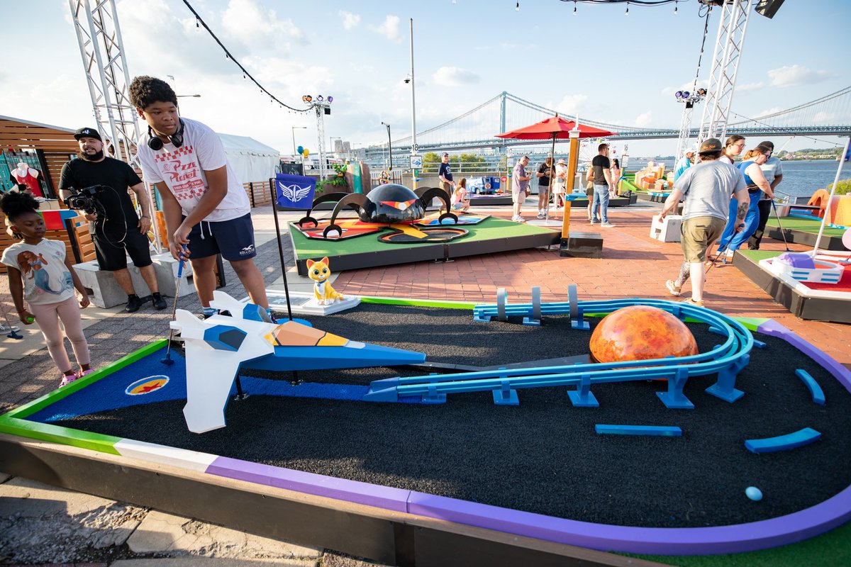 PixarPutt's tweet photo. Did you know? #PixarPutt takes around 1 to 1.5 hours for a group of 4 people to complete. Though there could be delays during busy periods, don’t worry – there’s plenty of fun to be had at #PixarPutt! ⛳️ https://t.co/5r2ebGqtbX