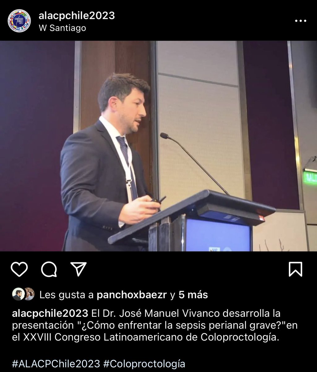 Jose Vivanco Aguilar (@josevivanco_a) on Twitter photo Congreso latinoamericano de ColoproctologĂa 2023. <a href="/drfdelaportilla/">Fernando de la Portilla</a> <a href="/GinoCaselli/">Gino Caselli</a> <a href="/sochicir/">Sociedad Chilena de CirugĂa</a> <a href="/revistacirugia/">Revista de CirugĂa</a> Congreso latinoamericano de ColoproctologĂa 2023. <a href="/drfdelaportilla/">Fernando de la Portilla</a> <a href="/GinoCaselli/">Gino Caselli</a> <a href="/sochicir/">Sociedad Chilena de CirugĂa</a> <a href="/revistacirugia/">Revista de CirugĂa</a>