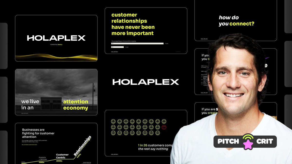 AskTonyStudio's tweet photo. Pitch deck critique time: This week we're reviewing @Holaplex's Seed deck. Holaplex is the trusted technology partner for top brands, web3 protocols, &amp; 10K+ creators. https://t.co/yJ72KgAb1W