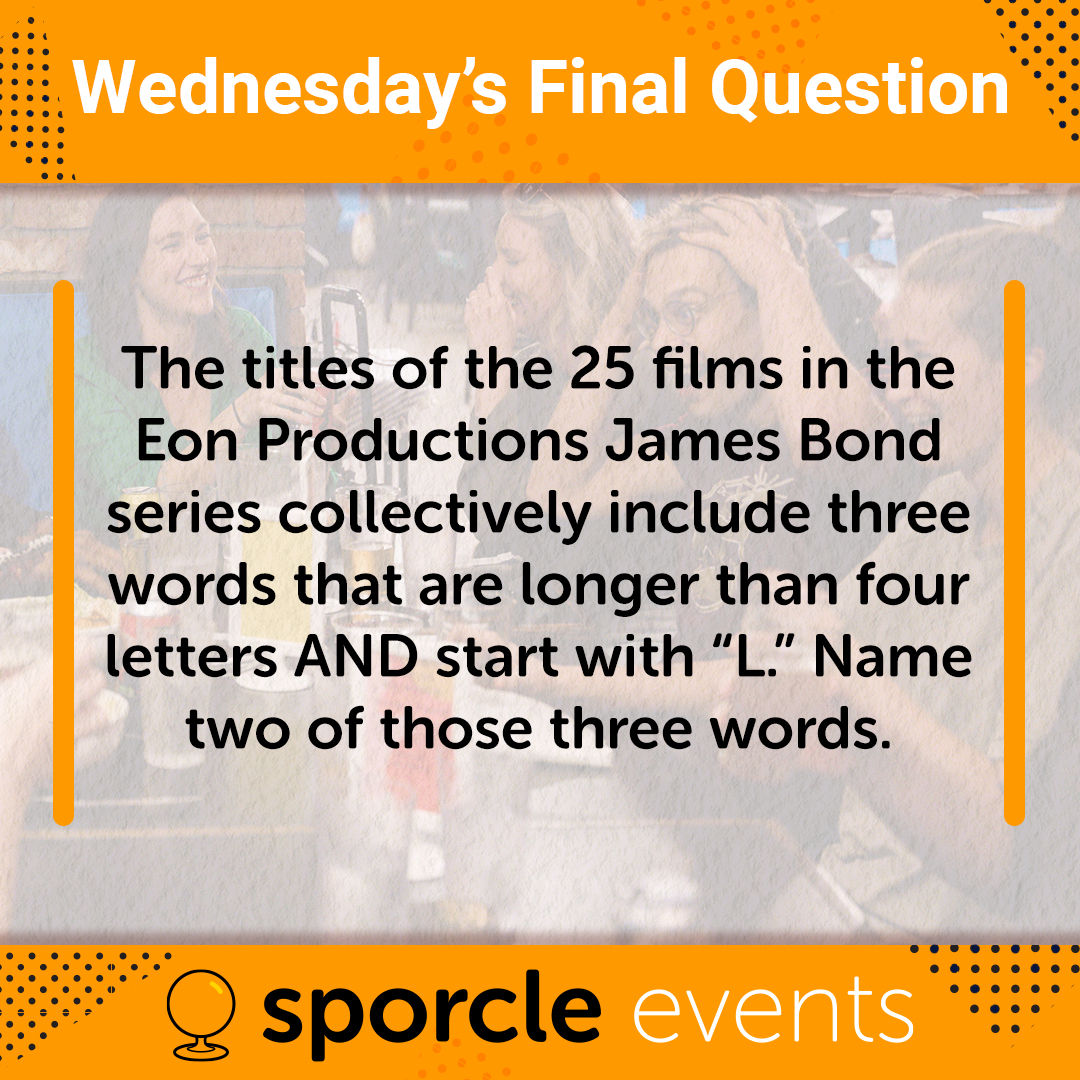 Sporcle Events tweet media