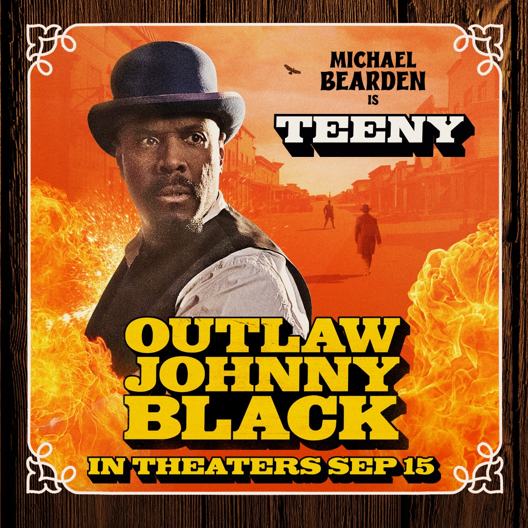 OUTLAW JOHNNY BLACK | IN THEATERS TOMORROW! Starring Byron Minns, Tony Baker, and Michael Bearden! BUY TICKETS NOW! bit.ly/OutlawJohnnyBl… #film #movies #newmovies #newreleases #sgf