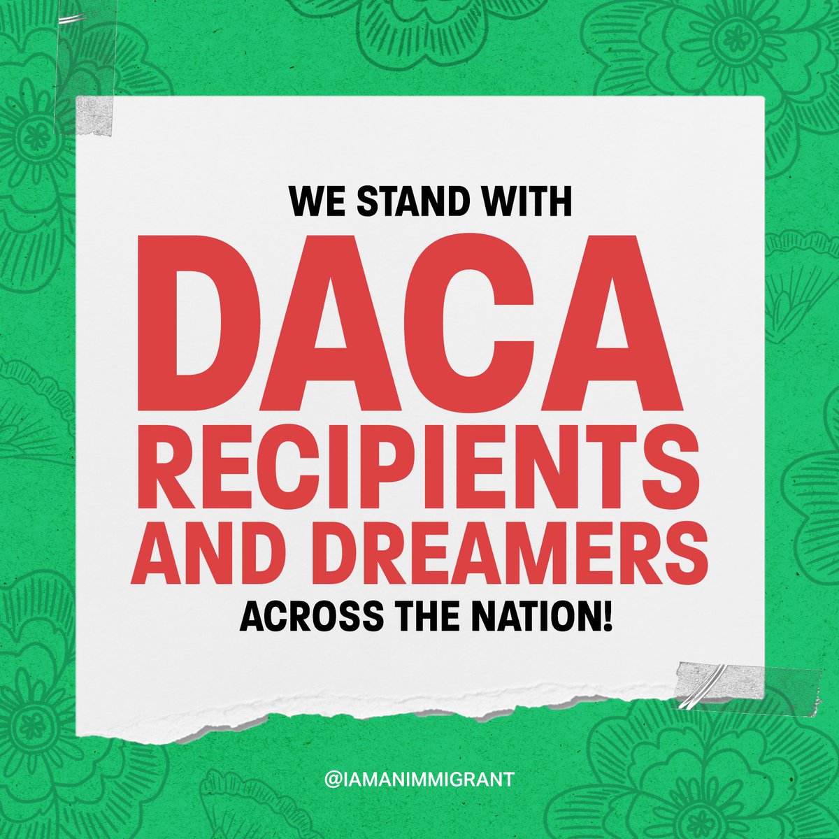 IAmAnImmigrant's tweet photo. We are committed to defending DACA and standing with Dreamers across the nation! 

Follow @informed_imm to learn more  about what Judge Hanen’s latest ruling means for you and your loved ones. We see you and we stand with you ❤️#Asylum #ImmigrantRights #Immigration #ProtectDACA https://t.co/2sseBKk90S