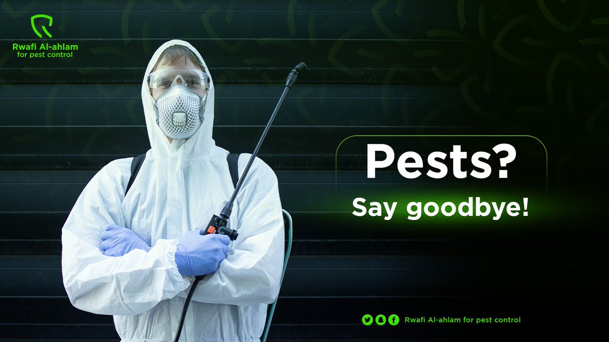 ra_pestctrl's tweet image. &quot;Pests? Say goodbye! 
pest control is here to help.
&quot;At pest control, we rely on the type of insect being dealt with, the size of the problem, and the location of the problem to eliminate it.
&quot;Pest control is the best choice for you.&quot; 

#PEST_CONTROL
#insects