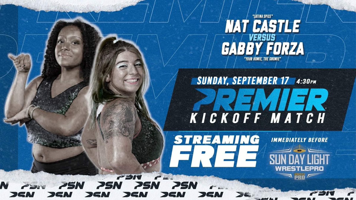 💥PREMIER KICKOFF💥

Before <a href="/WrestlePro/">𝗪𝗿𝗲𝘀𝘁𝗹𝗲𝗣𝗿𝗼</a> #SunDayLight this Sunday, you can watch two FREE kickoff matches LIVE on Premier!!!

💻➡️ To order the PPV, or subscribe to Premier+: watchonpremier.com