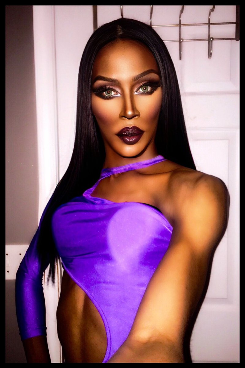 Another one of my Naomi Campbell inspired looks flashback. Ps rpdr season 1 finale posting soon! #naomicampbell #dragqueen #makeuptransformation #rpdr #mua #makeuplook #makeupcover #makeupgoals #mymakeup